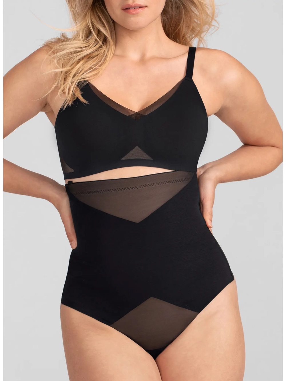 Honeylove Superpower High Waist Shaper Thong Shapewear Plus Size 1X